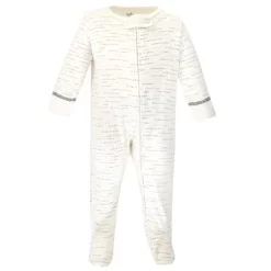 Touched By Nature Baby Boy Organic Cotton Zipper Sleep And Play 3pk, Boho Fox