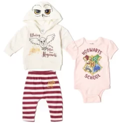 Harry Potter Baby Fleece Pullover Hoodie Bodysuit And Pants 3 Piece Outfit Set Newborn To Infant 18 Harry Potter Baby Fleece Pullover Hoodie Bodysuit And Pants 3 Piece Outfit Set Newborn To Infant -Baby Nest Deals Store GUEST 62300922 00e3 475b 9c13 31dc39bb89b2