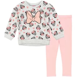 Disney Minnie Mouse Baby Girls Pullover Fleece Sweatshirt And Leggings Outfit Set Infant 18 Disney Minnie Mouse Baby Girls Pullover Fleece Sweatshirt And Leggings Outfit Set Infant -Baby Nest Deals Store GUEST 66529d10 bb1d 4061 8e1e 498731dd35f6