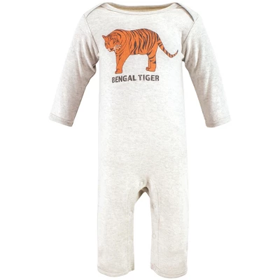 Touched By Nature Organic Cotton Coveralls, Endangered Tiger 2 Touched By Nature Organic Cotton Coveralls, Endangered Tiger - Image 2