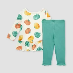 Burt's Bees Baby Burt's Bees Baby® Grateful Pumpkins Tunic & Ribbed Leggings Set