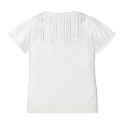 Hope & Henry Girls' Organic Cotton Pointelle Sweater Top, Infant -Baby Nest Deals Store GUEST 683c0f1d 32ed 43f5 926d 332bac515e9b