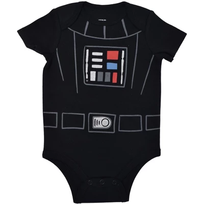 Star Wars Darth Vader Chewbacca Stormtrooper R2-D2 C-3PO Baby Boys 5 Pack Bodysuit 4 Star Wars Darth Vader Chewbacca Stormtrooper R2-D2 C-3PO Baby Boys 5 Pack Bodysuit - Image 4