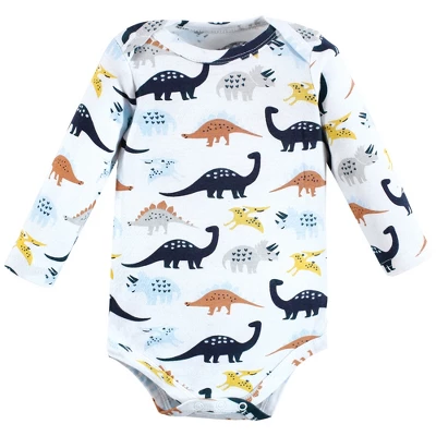 Hudson Baby Infant Boy Cotton Long-Sleeve Bodysuits, Hugasaurus 3 Hudson Baby Infant Boy Cotton Long-Sleeve Bodysuits, Hugasaurus - Image 3