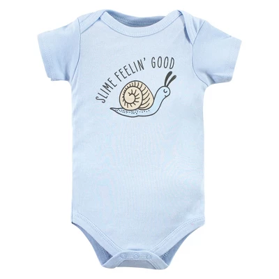 Hudson Baby Unisex Baby Cotton Bodysuits, Bugs 5-Pack 4 Hudson Baby Unisex Baby Cotton Bodysuits, Bugs 5-Pack - Image 4