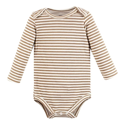 Hudson Baby Unisex Baby Cotton Long-Sleeve Bodysuits, Rustic Safari 6 Hudson Baby Unisex Baby Cotton Long-Sleeve Bodysuits, Rustic Safari - Image 6