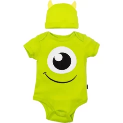 Disney Pixar Monsters Inc Incredibles Toy Story Mickey Mouse Pooh Lilo & Stitch Baby Bodysuit And Hat Set Newborn To Infant -Baby Nest Deals Store GUEST 7365804a 3517 4879 b020 08568f21dcf9