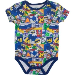 DC Comics Justice League Batman Joker Riddler Newborn Baby Boys 5 Pack Short Sleeve Bodysuits -Baby Nest Deals Store GUEST 782bb503 4a8a 4681 8d72 5233c522d61e