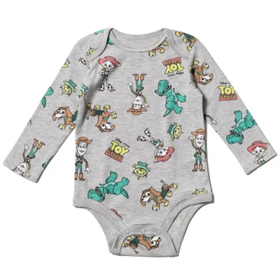 Disney Pixar Toy Story Alien Bullseye Rex Woody Jessie Buzz Lightyear Baby 4 Pack Bodysuits Newborn To Infant 5 Disney Pixar Toy Story Alien Bullseye Rex Woody Jessie Buzz Lightyear Baby 4 Pack Bodysuits Newborn To Infant - Image 5