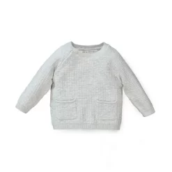 Hope & Henry Baby Raglan Button Sweater Set