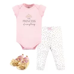 Little Treasure Baby Girl Cotton Bodysuit, Pant And Shoe 3pc Set, Princess Of Everything 7 Little Treasure Baby Girl Cotton Bodysuit, Pant And Shoe 3pc Set, Princess Of Everything -Baby Nest Deals Store GUEST 7a0664fe d513 491d 862a b93ca83703cc