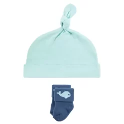Hudson Baby Infant Boy Cap And Socks Set, Whale, 0-9 Months -Baby Nest Deals Store GUEST 7c29e6e1 418e 40a4 9621 8fcd6e24a481