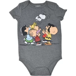 Peanuts Snoopy Woodstock Baby Boys 4 Pack Short Sleeve Bodysuit Peanuts '20 -Baby Nest Deals Store GUEST 7d73cd6e 0834 46f8 97c0 a70c0829b291