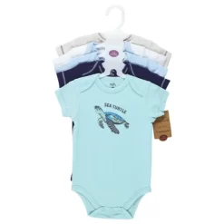 Touched By Nature Organic Cotton Bodysuits, Endangered Sea Animals