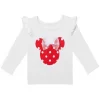 Disney Minnie Mouse Baby Girls T-Shirt Headband & Pant Set Newborn To Infant