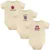 Touched By Nature Organic Cotton Bodysuits 3pk, Jam