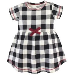 Touched By Nature Baby And Toddler Girl Organic Cotton Dress And Cardigan 2pc Set, Black Plaid -Baby Nest Deals Store GUEST 8b91d4ac 0e9d 40dd 9bad dc4790f4eba0