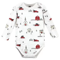 Hudson Baby Unisex Baby Cotton Long-Sleeve Bodysuits, Christmas Scene -Baby Nest Deals Store GUEST 8ccd08be 6eca 4510 ae79 d7546fe2f30e