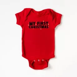 The Juniper Shop My First Christmas Stars Baby Bodysuit -Baby Nest Deals Store GUEST 90840ca4 f932 4086 83b8 dc849d7fab20