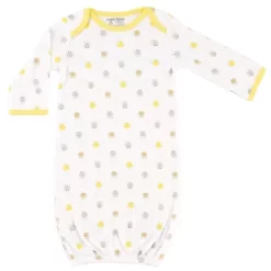 Luvable Friends Baby Unisex Cotton Gowns, Owl, 0-6 Months