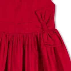 Hope & Henry Girls' Cap Sleeve Party Dress With Bow Sash, Infant
