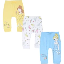 Disney Princess Belle Aurora Cinderella Baby Girls 3 Pack Pants Newborn To Infant -Baby Nest Deals Store GUEST 946535f9 ab6b 44d0 9e7a 6cfd9107e44c