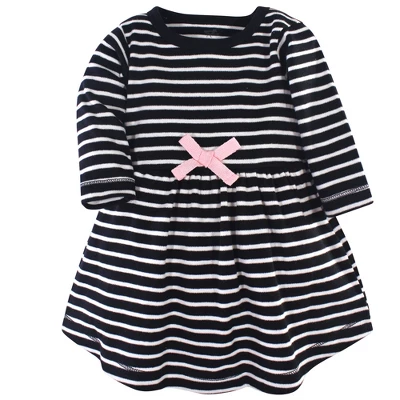 Touched By Nature Baby And Toddler Girl Organic Cotton Long-Sleeve Dresses 2pk, Ditsy Floral 1 Touched By Nature Baby And Toddler Girl Organic Cotton Long-Sleeve Dresses 2pk, Ditsy Floral