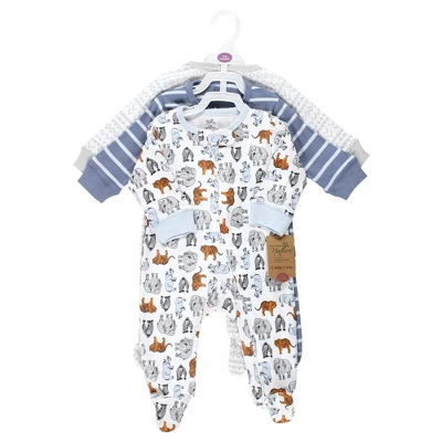 Touched By Nature Infant Boy Organic Cotton Sleep And Play, Boy Endangered Safari 1 Touched By Nature Infant Boy Organic Cotton Sleep And Play, Boy Endangered Safari