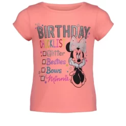 Disney Minnie Mouse Graphic T-Shirt Tulle Skirt And Headband Set Pink/White