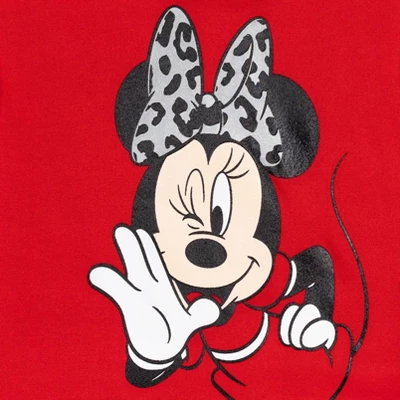 Disney Minnie Mouse Baby Girls Pullover Fleece Sweatshirt And Leggings Outfit Set Infant 4 Disney Minnie Mouse Baby Girls Pullover Fleece Sweatshirt And Leggings Outfit Set Infant - Image 4