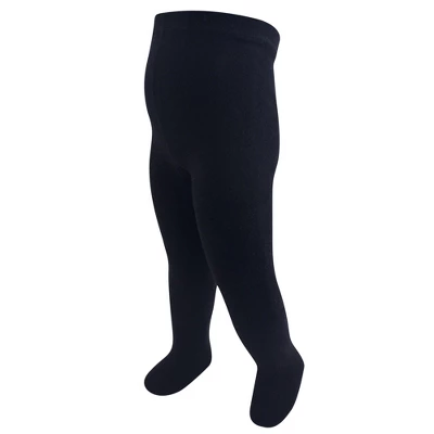 Touched By Nature Toddler And Kids Girl Organic Cotton Tights, Lt. Pink Black 2 Touched By Nature Toddler And Kids Girl Organic Cotton Tights, Lt. Pink Black - Image 2