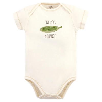 Touched By Nature Organic Cotton Bodysuits 5pk, Corn 2 Touched By Nature Organic Cotton Bodysuits 5pk, Corn - Image 2