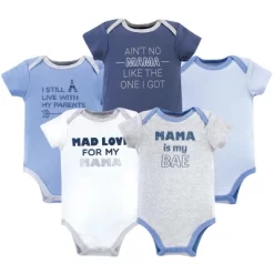 Luvable Friends Baby Boy Cotton Bodysuits 5pk, Mama -Baby Nest Deals Store GUEST 9e6b66d6 6812 4be2 847a 3e94aac3599e