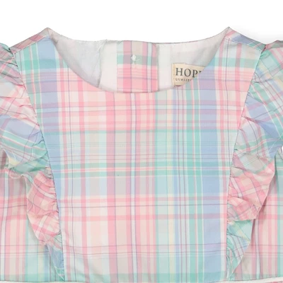 Hope & Henry Baby Organic Cotton Ruffle Bubble Romper 1 Hope & Henry Baby Organic Cotton Ruffle Bubble Romper