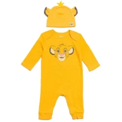 Disney Classics Winnie The Pooh Lion King Tigger Mickey Mouse Minnie Mouse Bambi Cosplay Snap Coverall And Hat Newborn To Infant -Baby Nest Deals Store GUEST a402e958 6da4 449f bd66 bd33ab706936