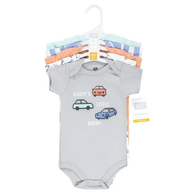 Hudson Baby Cotton Bodysuits, Fun Transportation 1 Hudson Baby Cotton Bodysuits, Fun Transportation