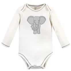 Touched By Nature Organic Cotton Long-Sleeve Bodysuits 5pk, Blue Elephant -Baby Nest Deals Store GUEST a799353f ac61 4201 903b d37d58abcdff