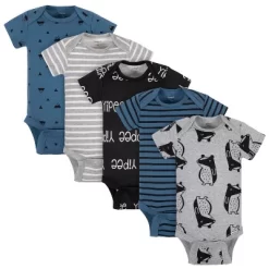 Gerber Baby Boys' 5-Pack Short-Sleeve Bodysuits -Baby Nest Deals Store GUEST a7e1695e 4a22 4812 81e1 b1dc1b9082c3