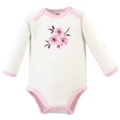 Touched By Nature Baby Girl Organic Cotton Long-Sleeve Bodysuits 5pk, Cherry Blossom -Baby Nest Deals Store GUEST a83b5d7f 1fff 465f 8a5c 95da5fc47380