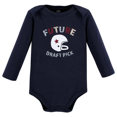 Hudson Baby Infant Boy Cotton Long-Sleeve Bodysuits, Football Buddy 5 Hudson Baby Infant Boy Cotton Long-Sleeve Bodysuits, Football Buddy - Image 5