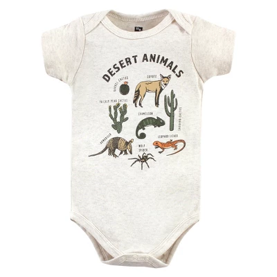 Hudson Baby Unisex Baby Cotton Bodysuits, Desert Animals 2 Hudson Baby Unisex Baby Cotton Bodysuits, Desert Animals - Image 2