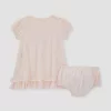 Burt's Bees Baby Burt's Bees Baby® Baby Girls' Pointelle Dress & Diaper Cover Set - Light Pink