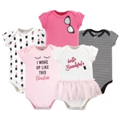 Little Treasure Baby Girl Cotton Bodysuits 5pk, Lipstick -Baby Nest Deals Store GUEST ad24f4b0 a525 4b9c b532 93f44b6abff3