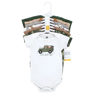 Hudson Baby Cotton Bodysuits, Animal Adventure 1 Hudson Baby Cotton Bodysuits, Animal Adventure
