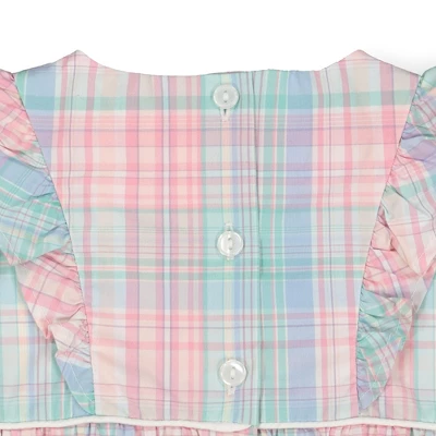 Hope & Henry Baby Organic Cotton Ruffle Bubble Romper 2 Hope & Henry Baby Organic Cotton Ruffle Bubble Romper - Image 2