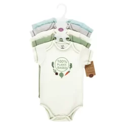 Touched By Nature Baby Organic Cotton Bodysuits, Planet Based