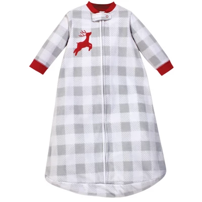 Hudson Baby Infant Long-Sleeve Fleece Sleeping Bag, Santas Sleigh, 0-9 Months 1 Hudson Baby Infant Long-Sleeve Fleece Sleeping Bag, Santas Sleigh, 0-9 Months