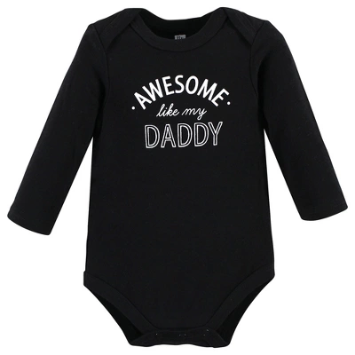 Hudson Baby Infant Boy Cotton Long-Sleeve Bodysuits, Mom Dad Moon Back 4 Hudson Baby Infant Boy Cotton Long-Sleeve Bodysuits, Mom Dad Moon Back - Image 4