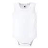 Hudson Baby Cotton Sleeveless Bodysuits 8pk, Heather Gray