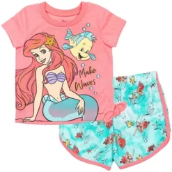 Disney Frozen Moana Princess Rapunzel Snow White Raya And The Last Dragon Baby Girls Peplum T-Shirt And French TerryShorts Outfit Set Infant -Baby Nest Deals Store GUEST b70fa10e e233 43ef 84e3 8cd0a49a246d